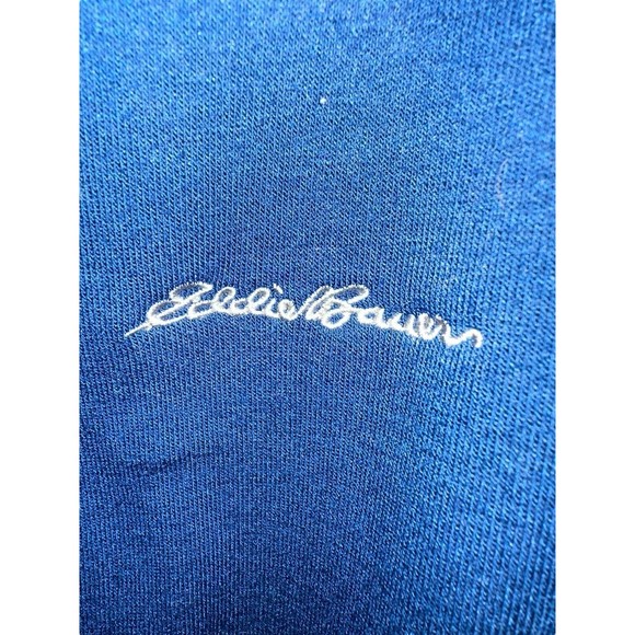 Eddie Bauer Sport Logo Crewneck Sweatshirt Blue Mens Small - Picture 4 of 6